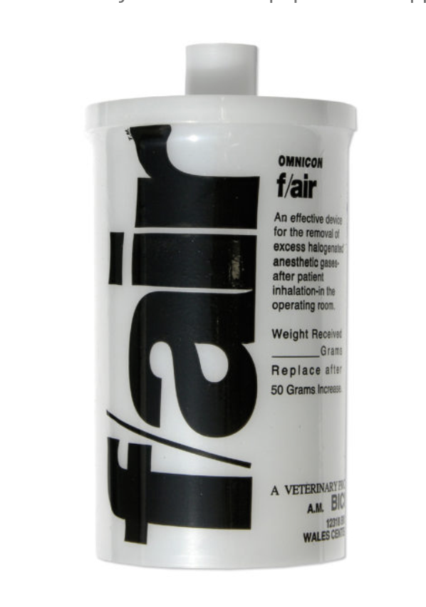 Pochłaniacz gazów anestetycznych  do 300g