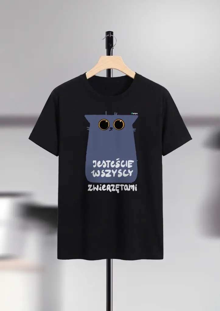 Koszulka z kotem - Jesteście wszyscy zwierzętami