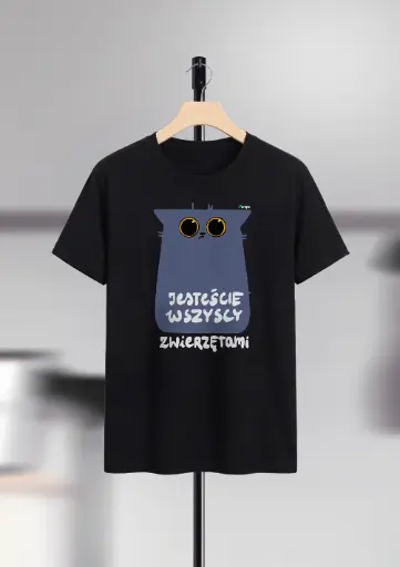 Koszulka z kotem - Jesteście wszyscy zwierzętami